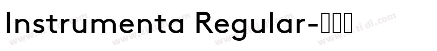Instrumenta Regular字体转换